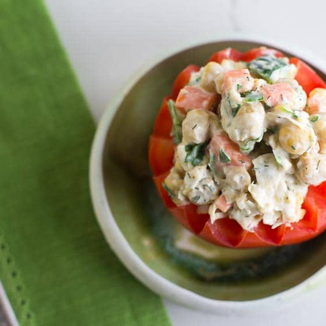 Vegan Low FODMAP Chickpea Salad