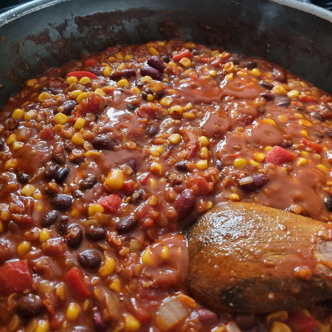 1-Pot Red Lentil Chili