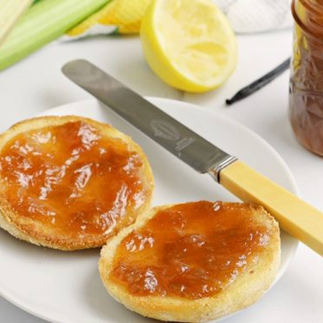 Rhubarb, Lemon & Vanilla Jam