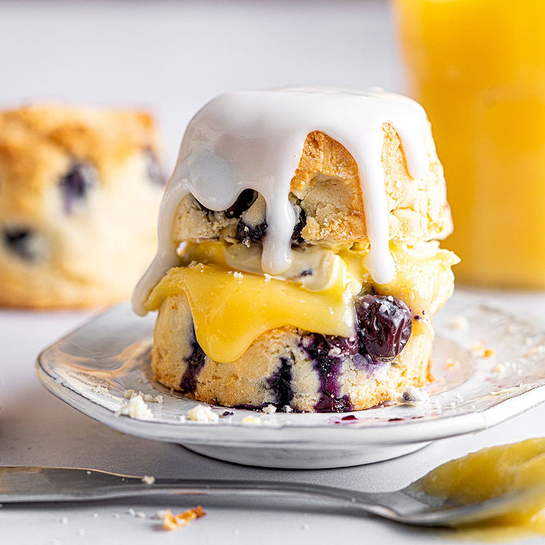 Gluten-free Lemon and Blueberry Scones Recipe (dairy-free/vegan option)