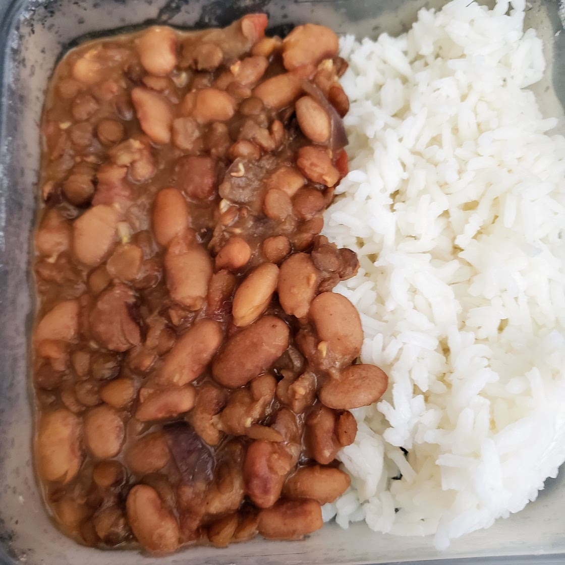 Spiced beans and lentils