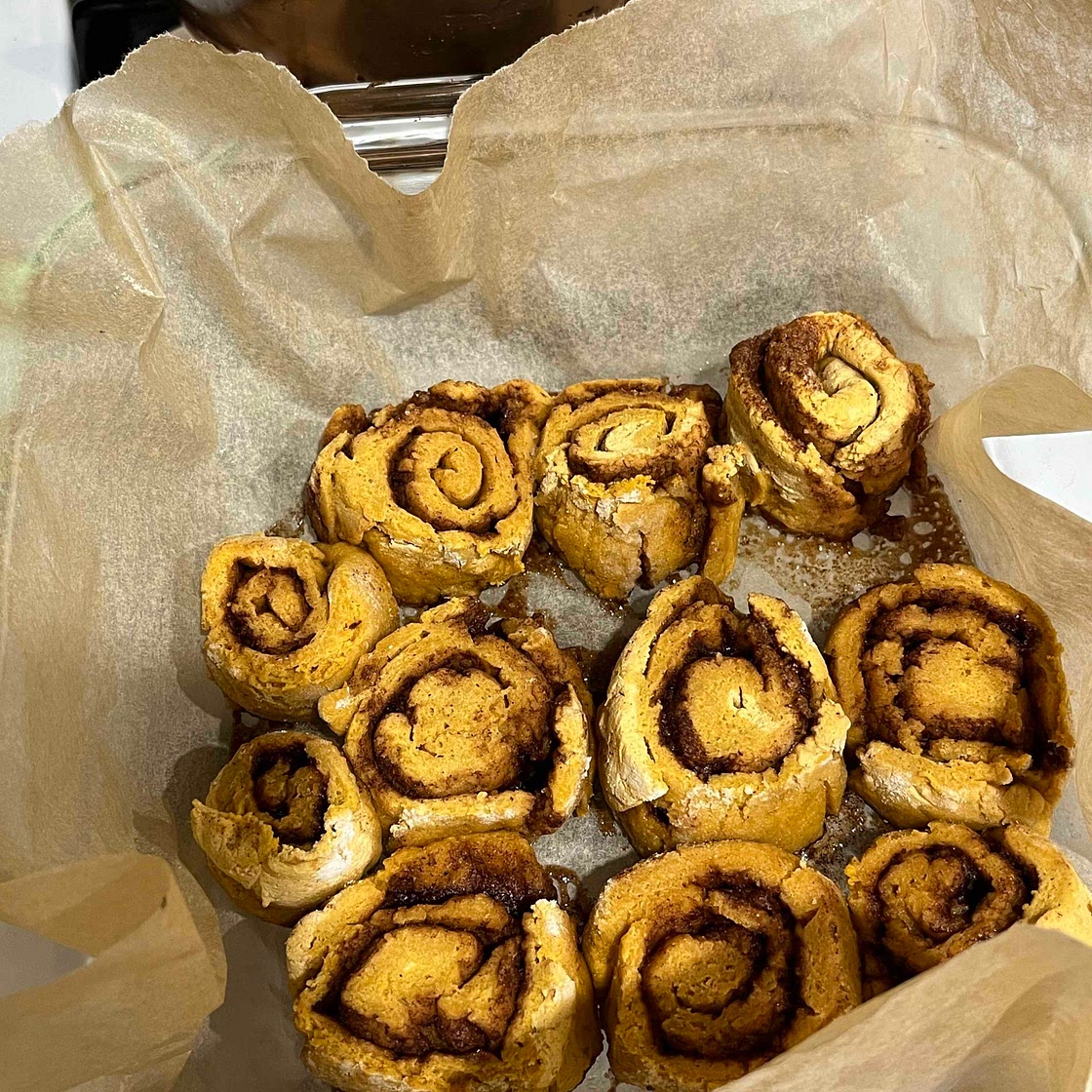 vegan sweet potato cinnamon rolls