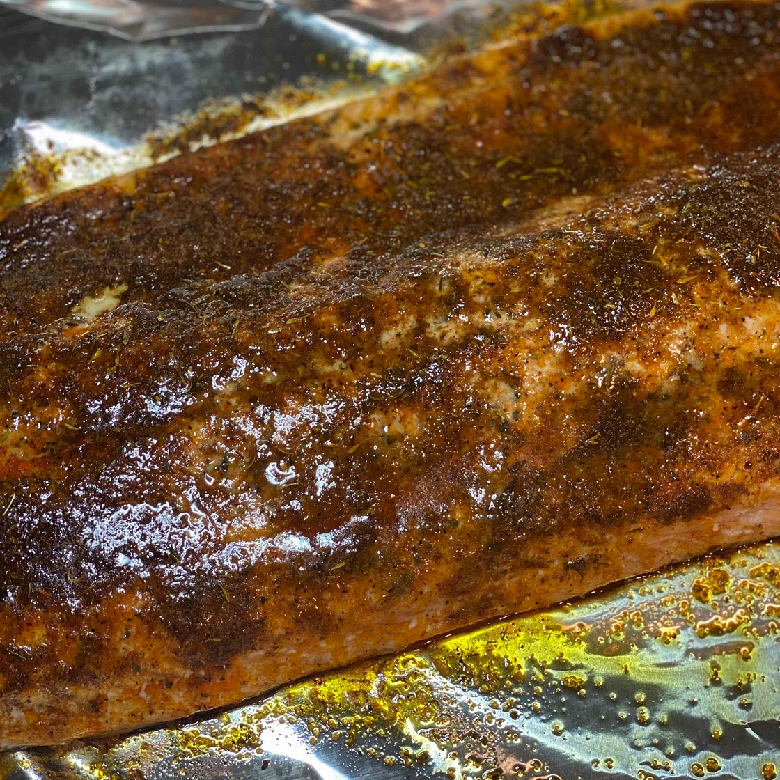 Baked Blackened Salmon 