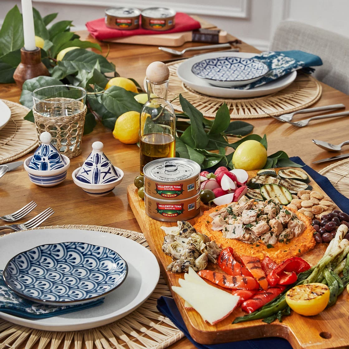 Top Chef Judge Gail Simmons partners with Genova to create Mediterranean-Inspired dinner party collection