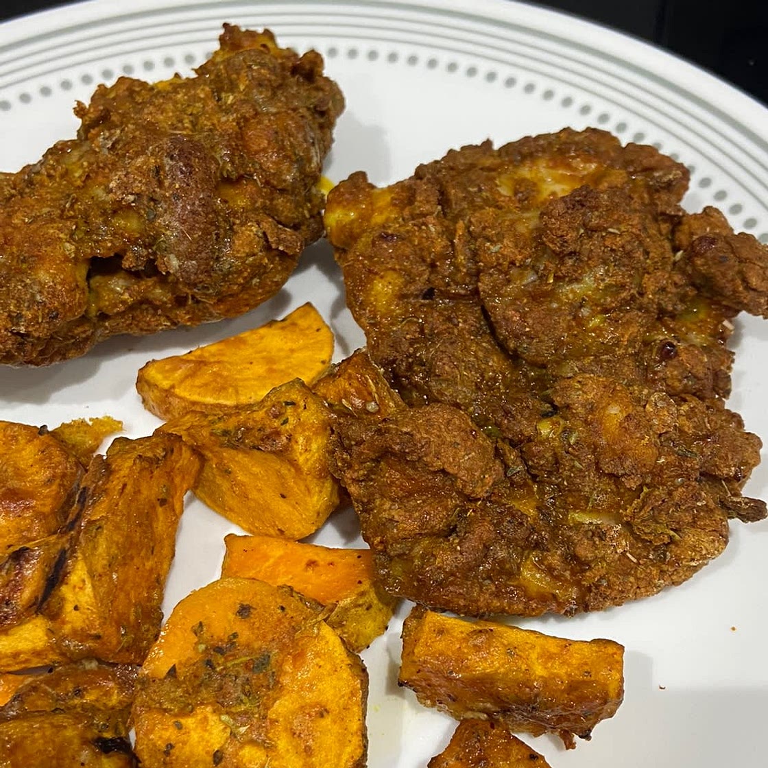 Oven Baked fried Chicken