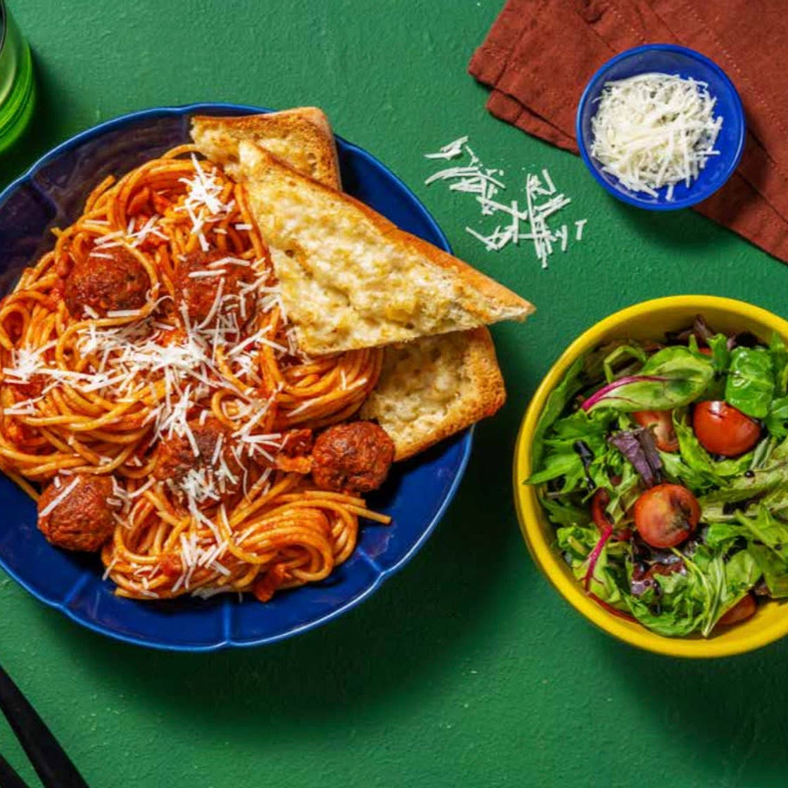 Spghetti and meatballs 