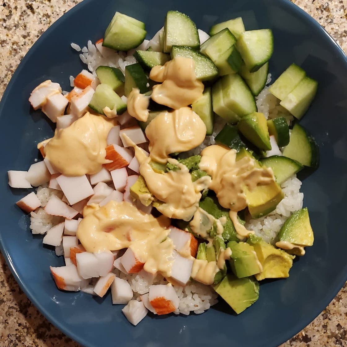 California Roll in a Bowl