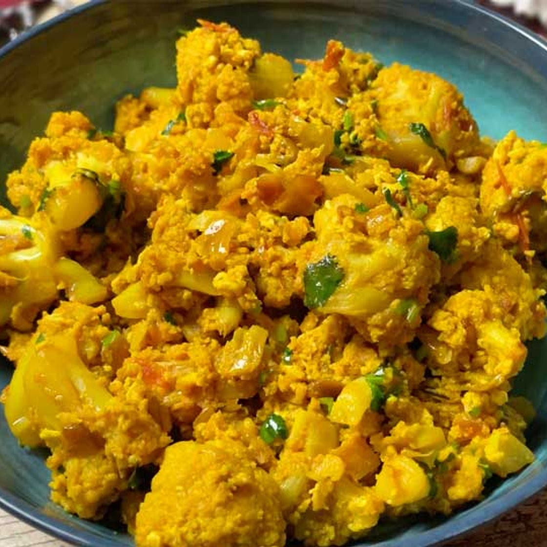 Cauliflower & Egg Curry