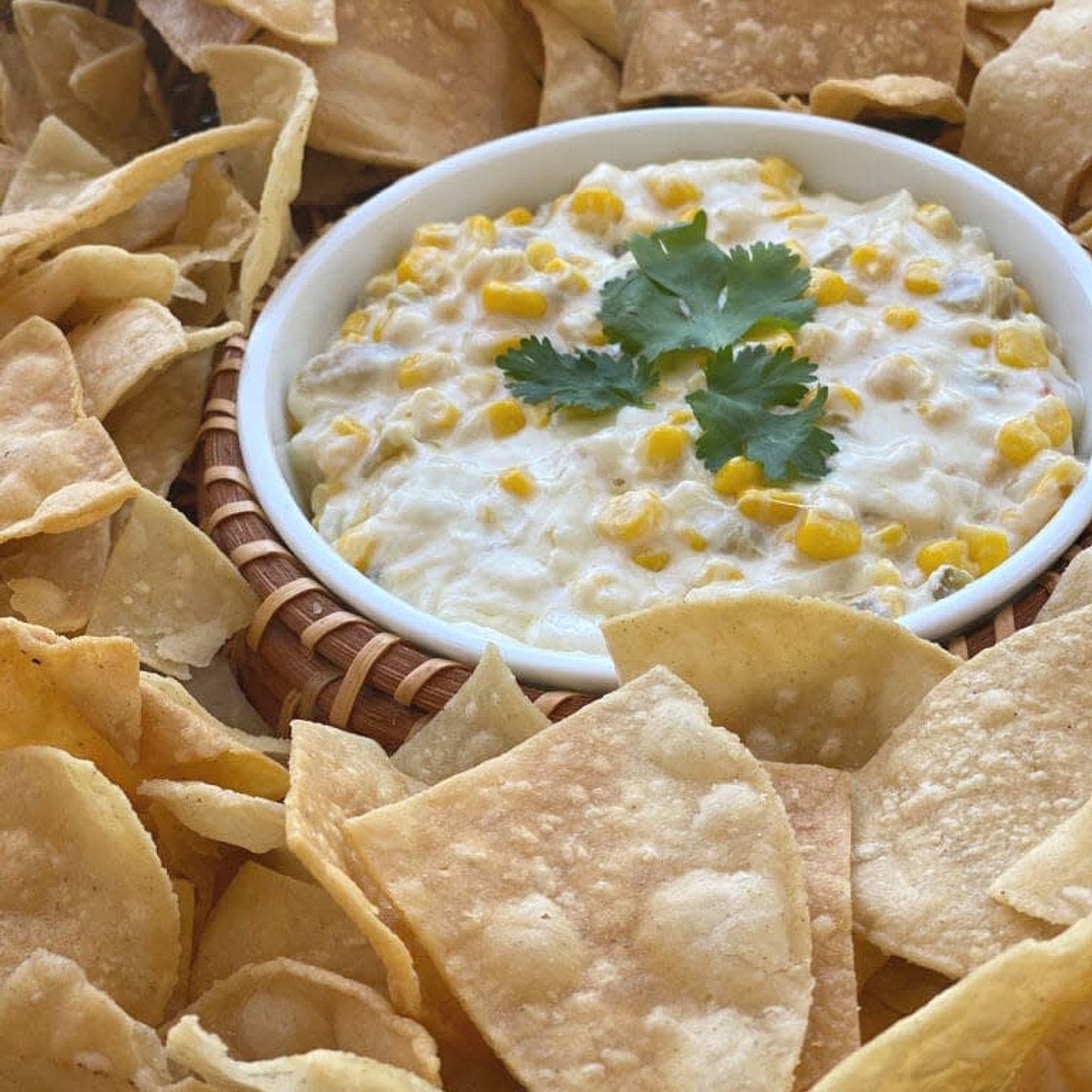 Corn Dip with Mexican Style Sour Cream