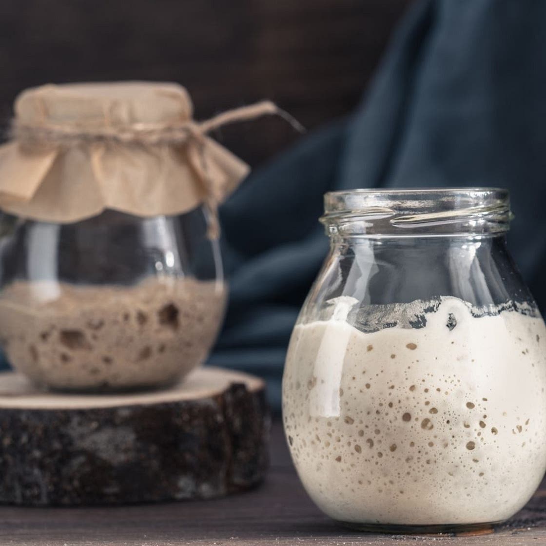 Feeding Sourdough Starter for Baking Bread