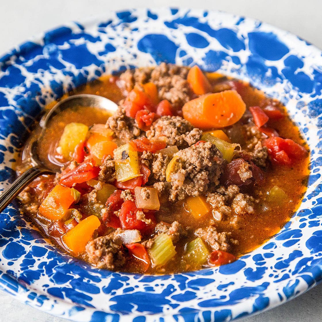 Make Fast and Wholesome Hamburger Soup for Dinner Tonight