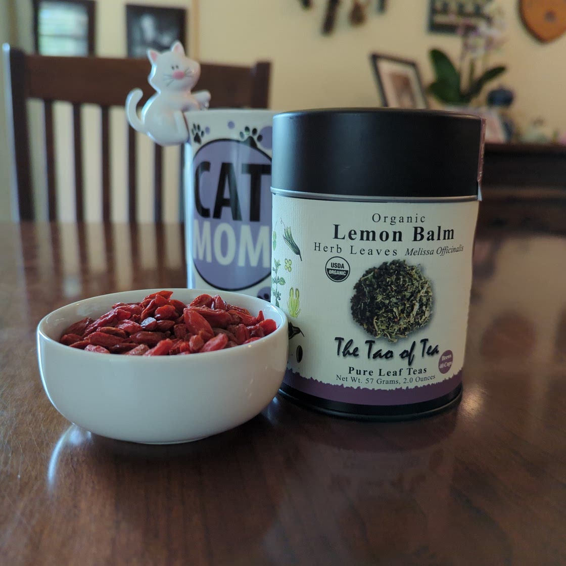 Lemon Balm Goji Berry Herbal Tea