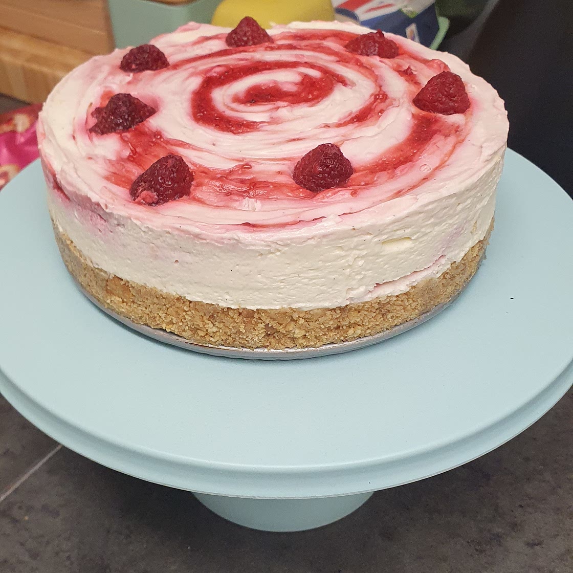 Imelda's Raspberry Cheesecake