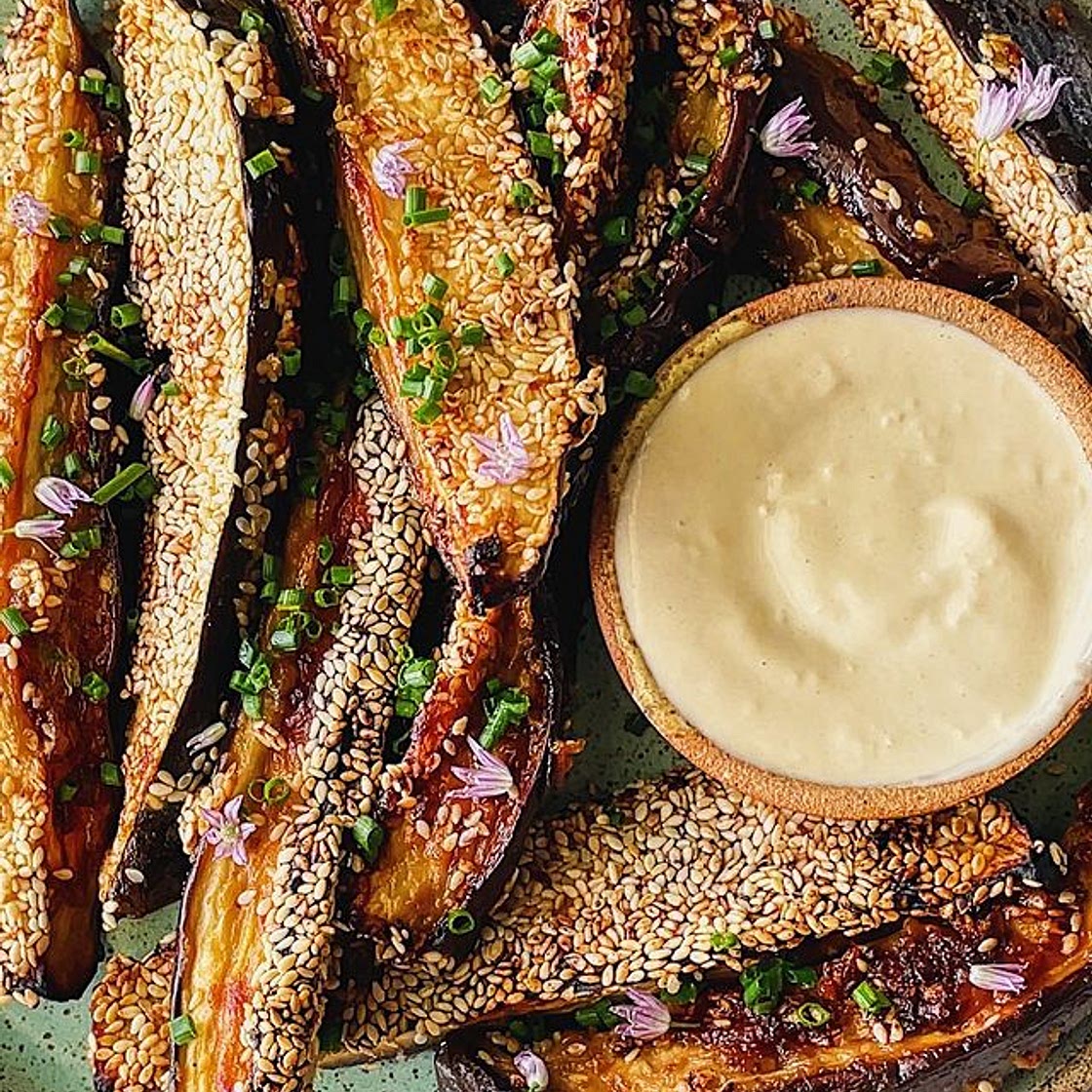 MISO HONEY GLAZED EGGPLANT FRIES