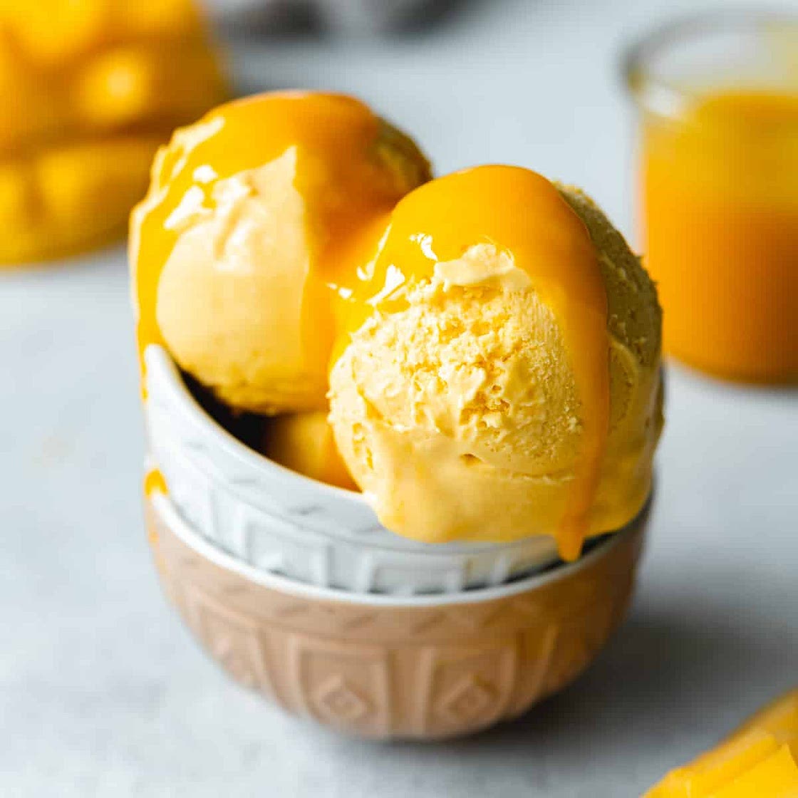 Vegan Mango Ice Cream