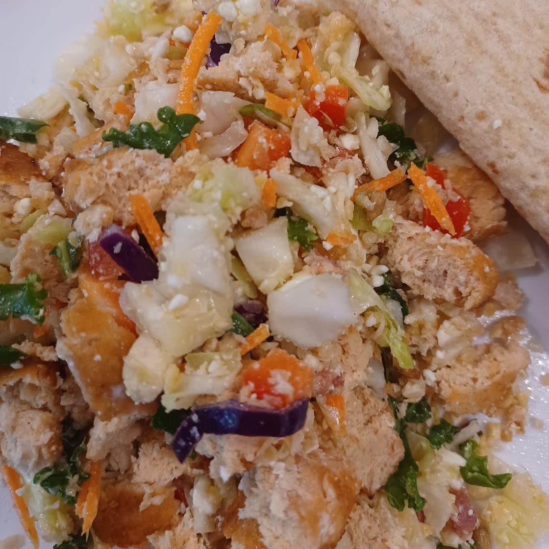 Salmon and chickpea salad