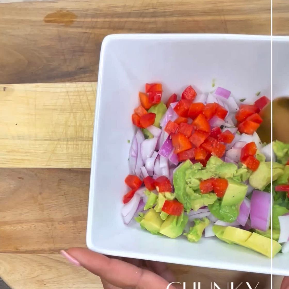Chunky Avocado Salad 