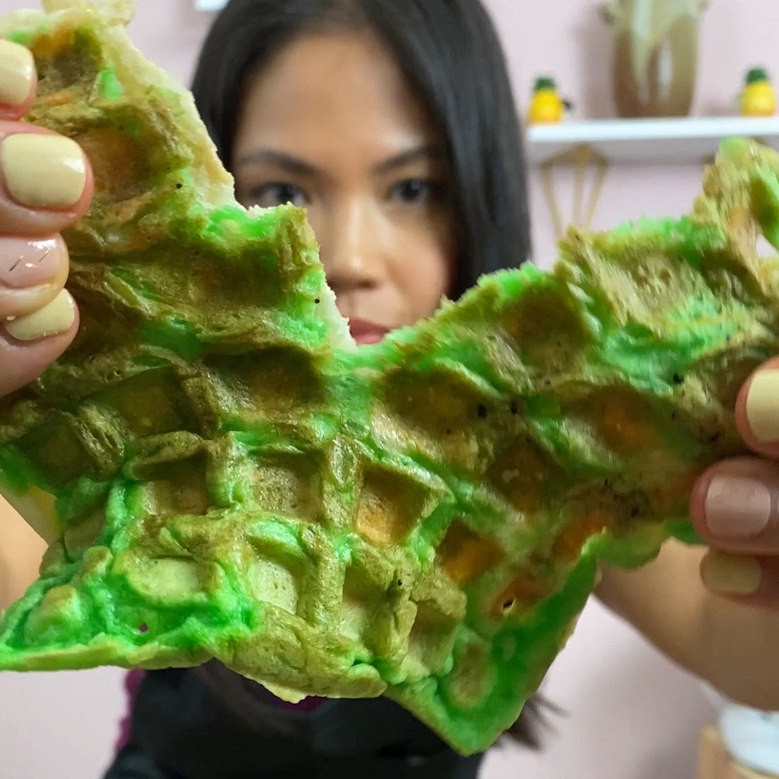 Easy Mochi Waffles