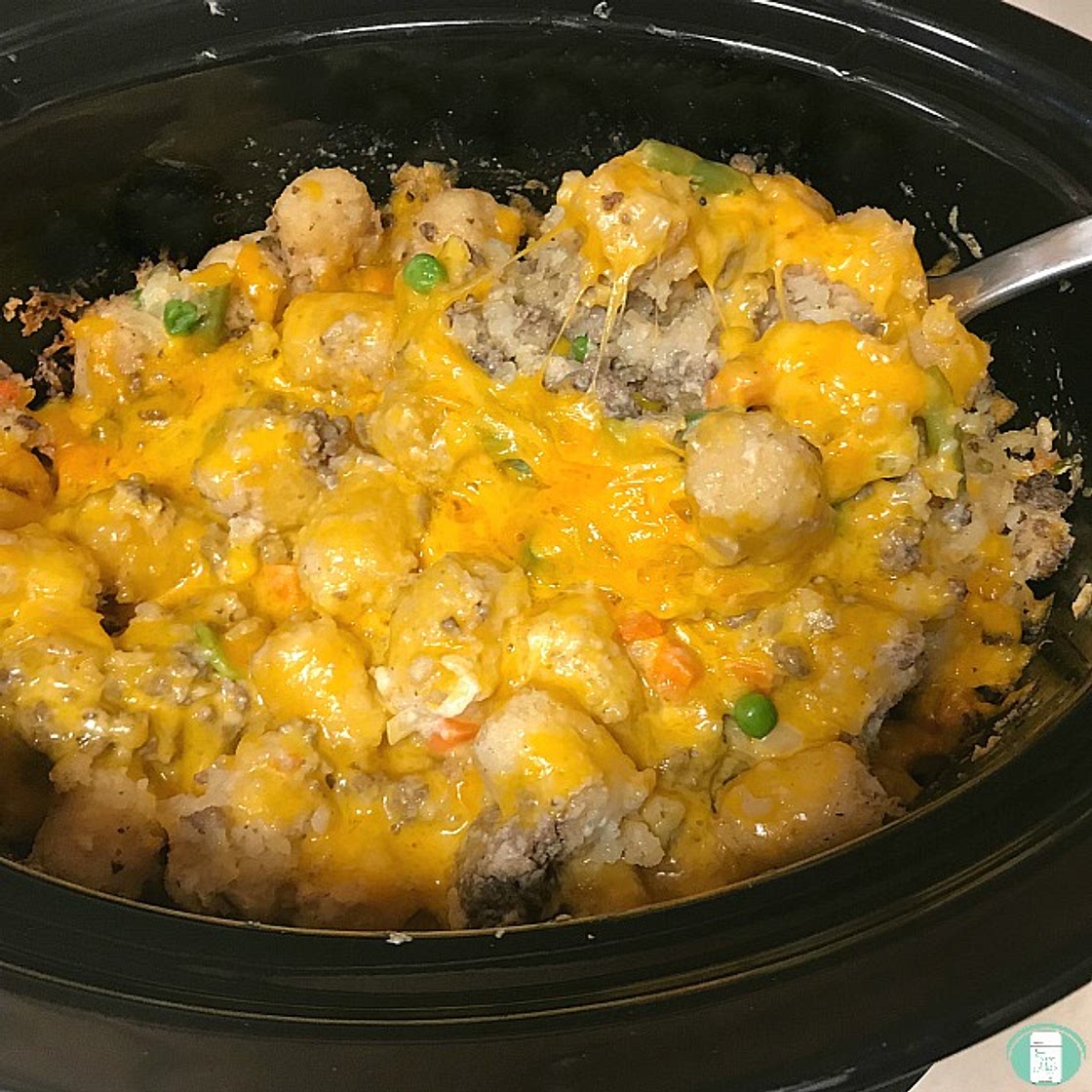 Tater Tot Casserole with Beef and Veggies(FREEZER MEAL)