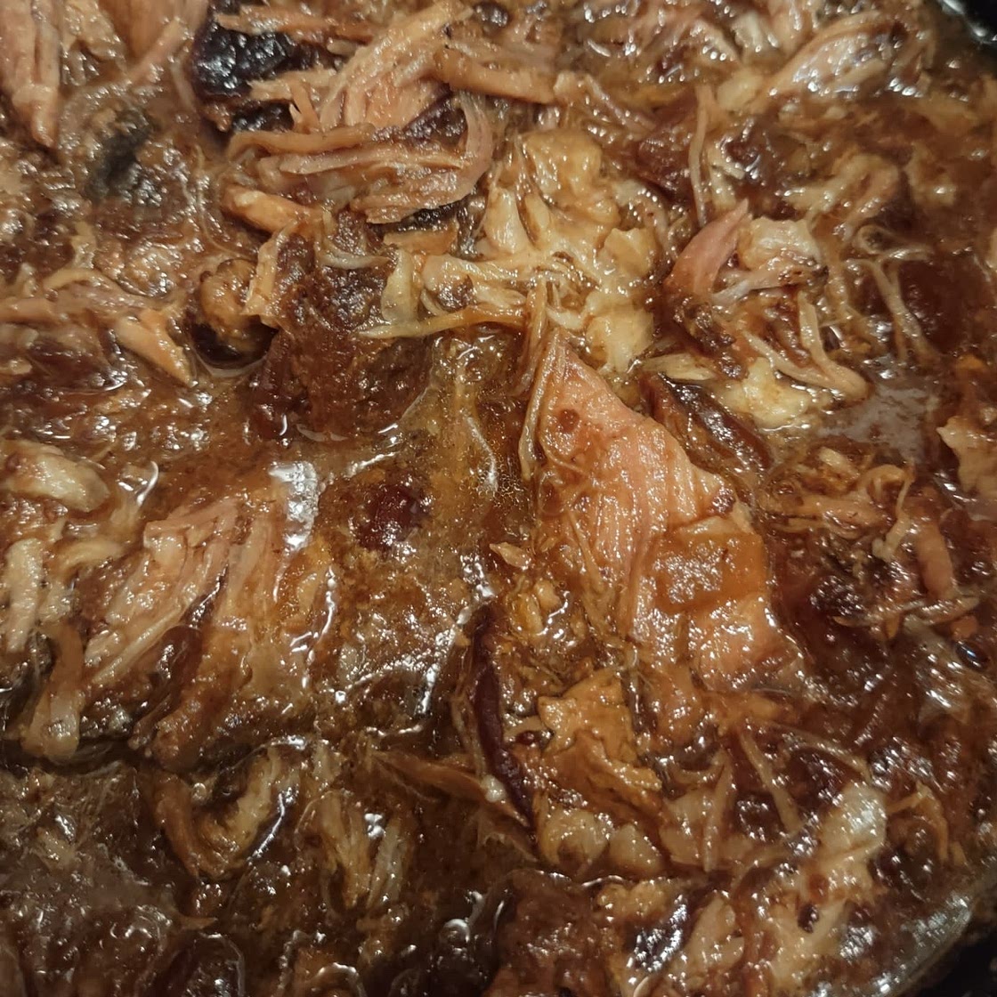 Cranberry Pork Roast with Green Beans