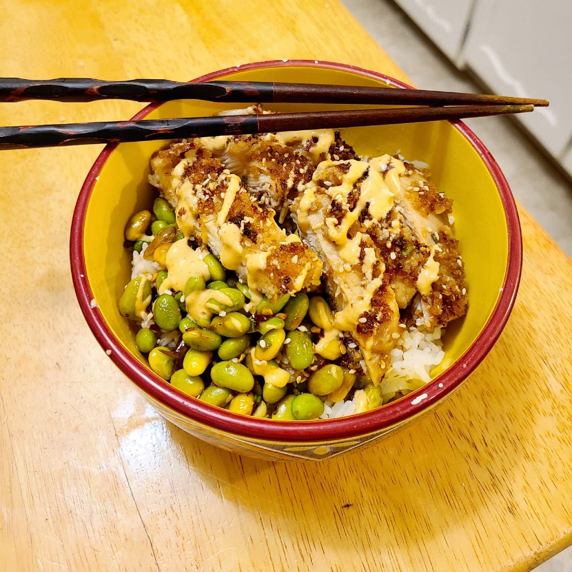 Crispy Chicken Katsu Bowls