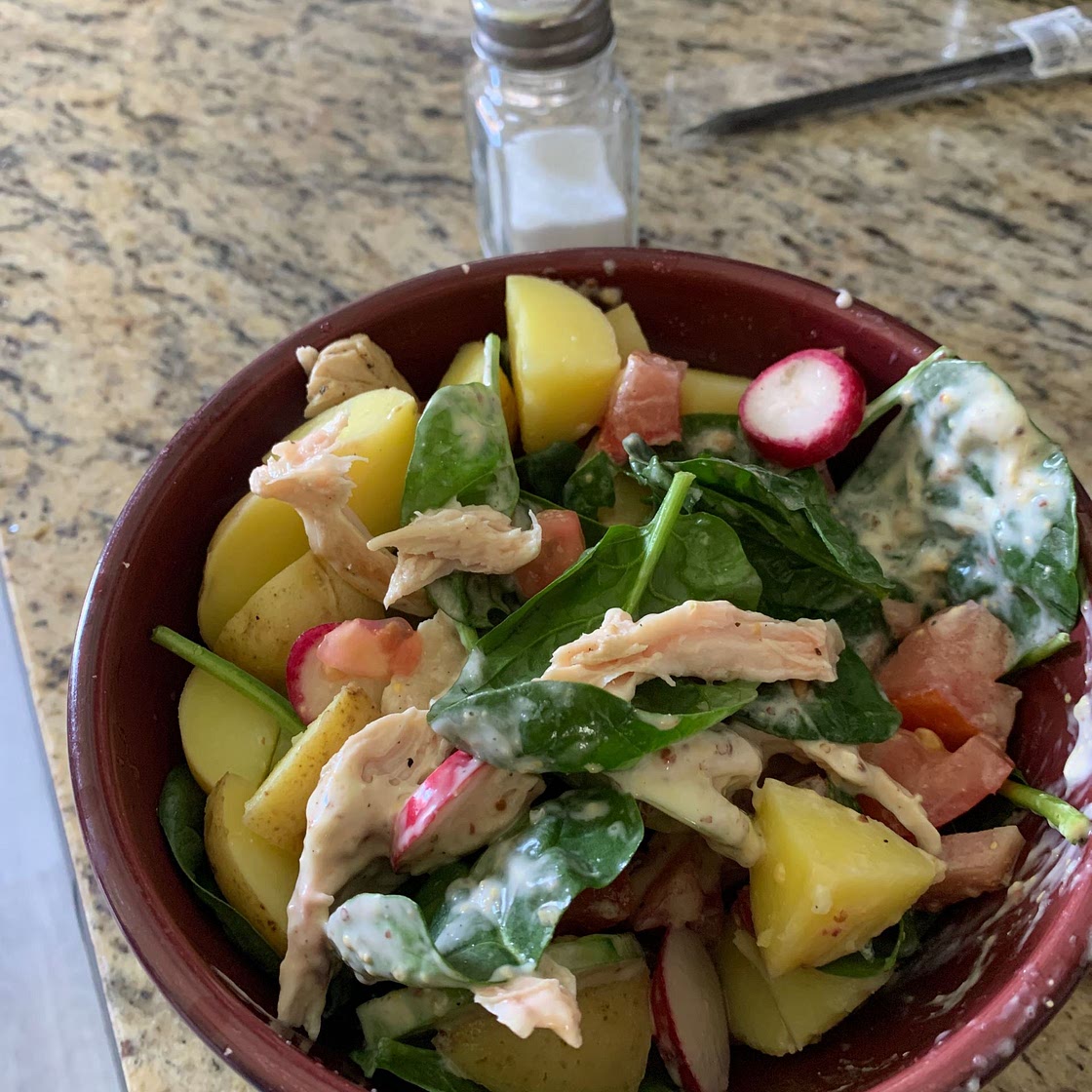 Mustard Mayo Chicken Salad