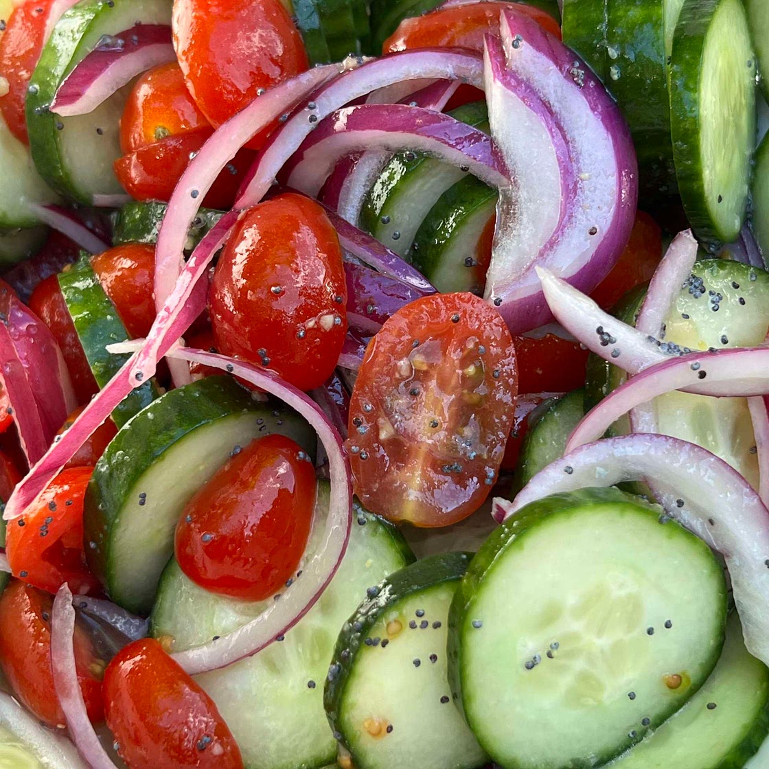 Cucumber and Tomato Salad 