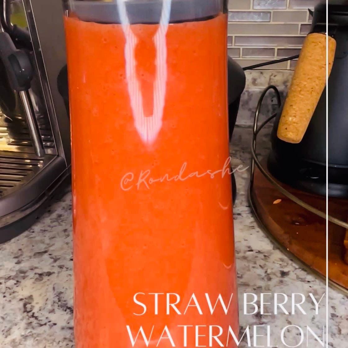 Strawberry watermelon smoothie