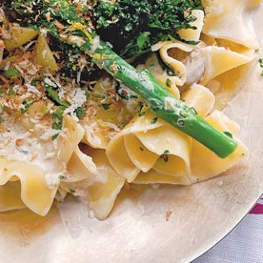 Crunchy Pappardelle