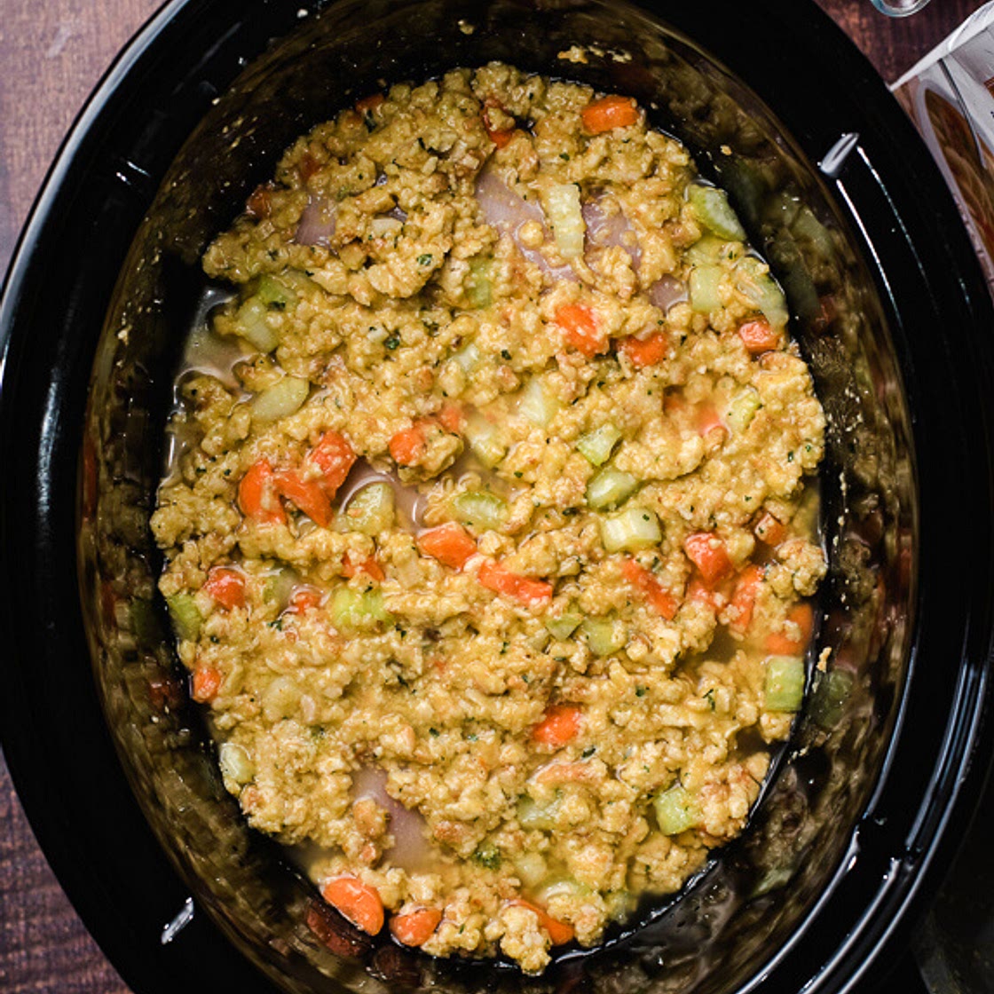 Crockpot Chicken and Stuffing