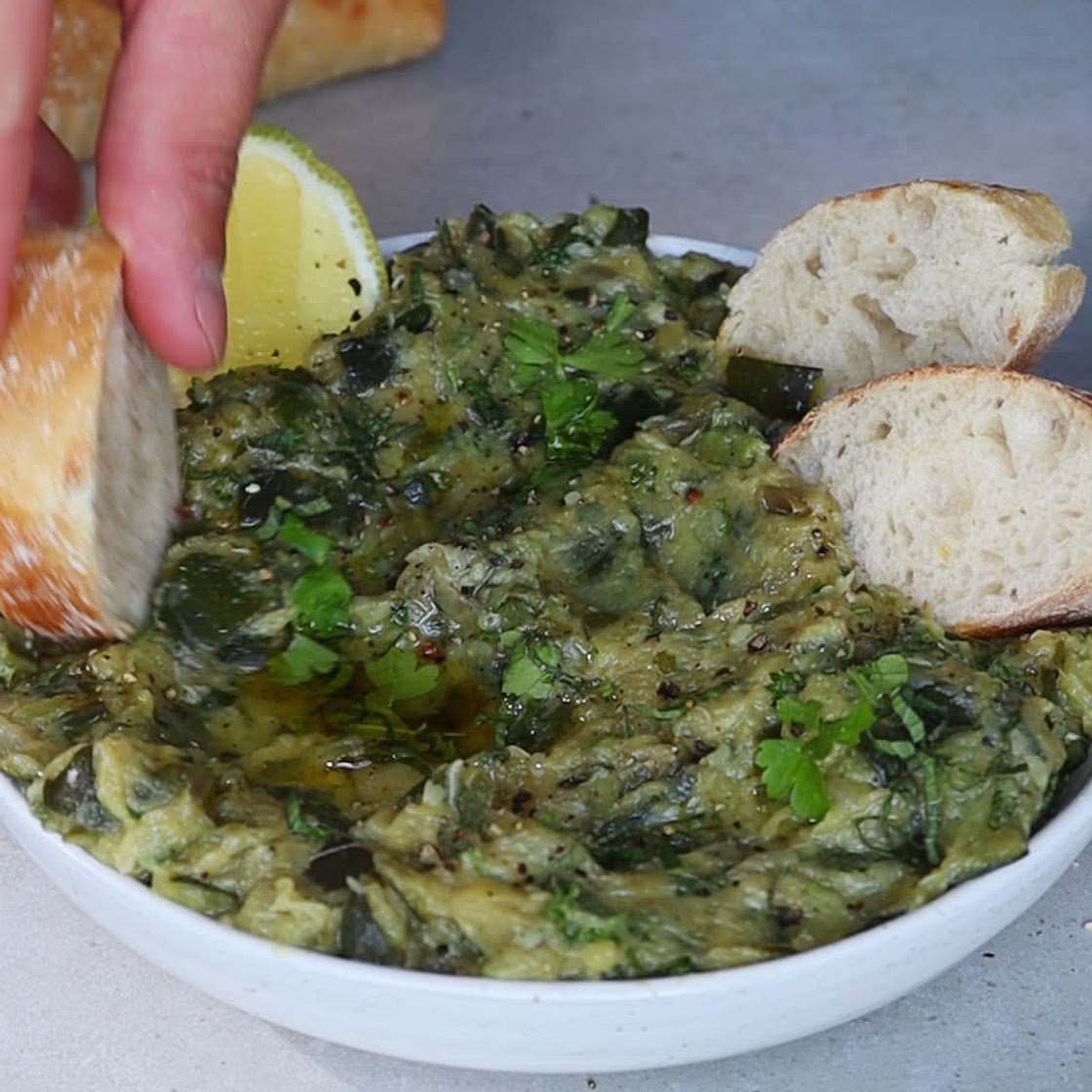 Lib Koosa (Zucchini & Garlic Dip)