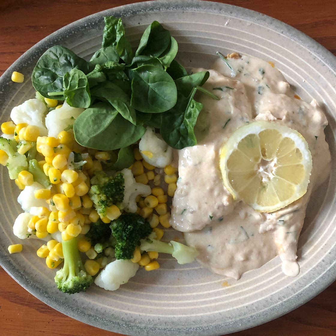 Creamy Lemon Crispy Chicken