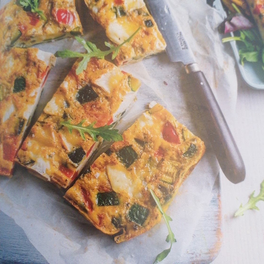 Goat's cheese frittata 294