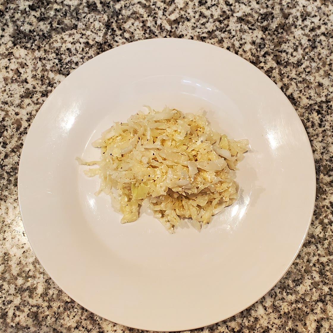 Cabbage with Cream Cheese