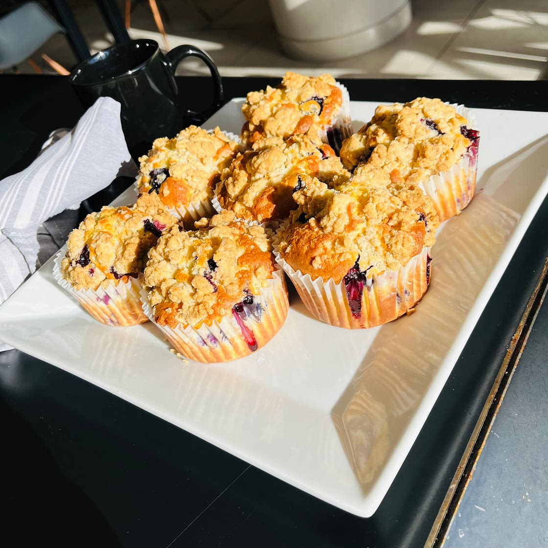 Blueberry muffins
