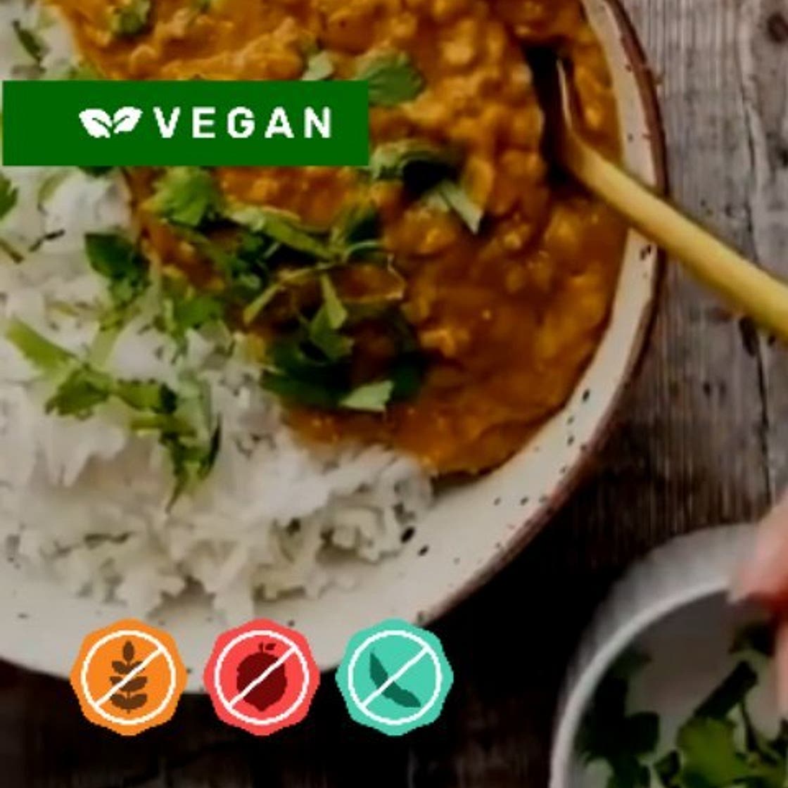 Easy Vegan Creamy Coconut Lentils