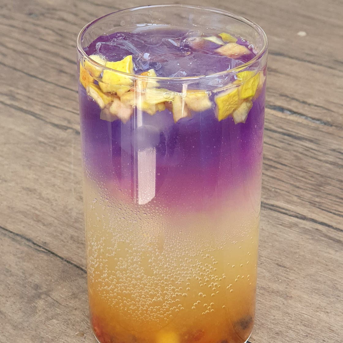 Limonada de tisana frutal