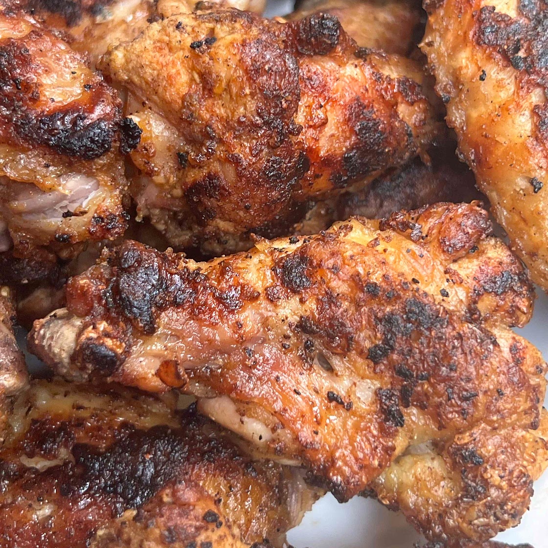 Grilled Lemon Garlic Chicken Wings 