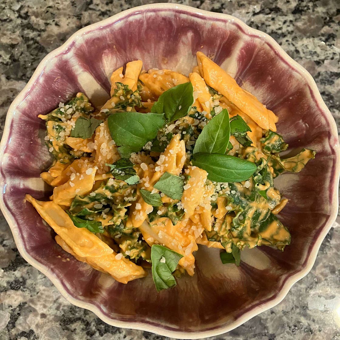 Pasta with Vegan Vodka Sauce