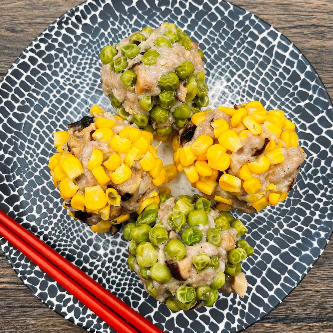 Corn and Peas Shumai