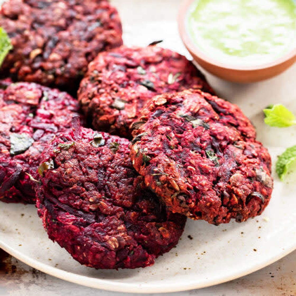 Beetroot Tikki - Cook With Manali