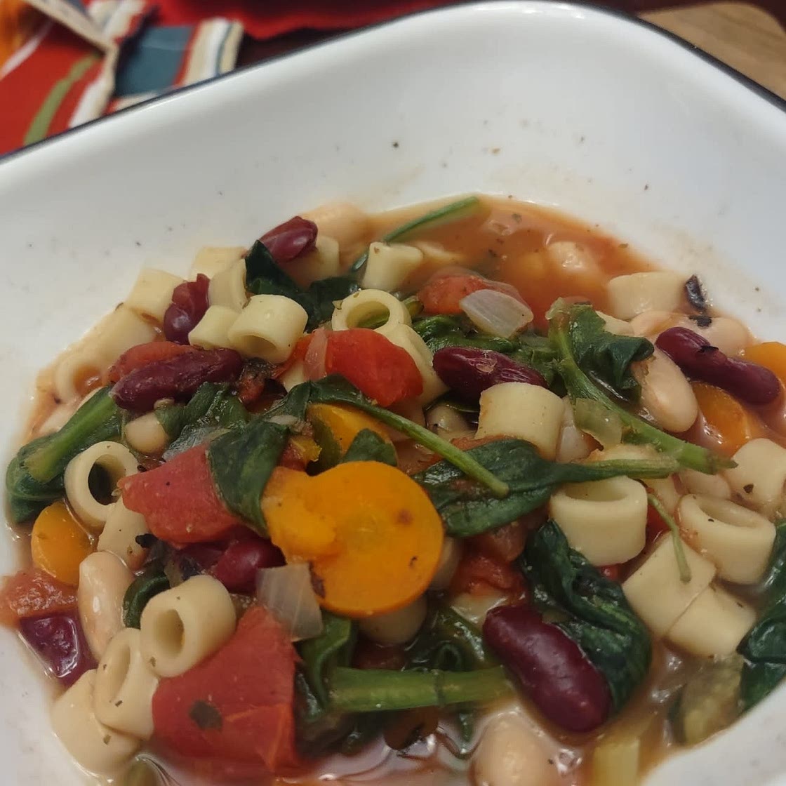 Instant Pot Minestrone with Spinach