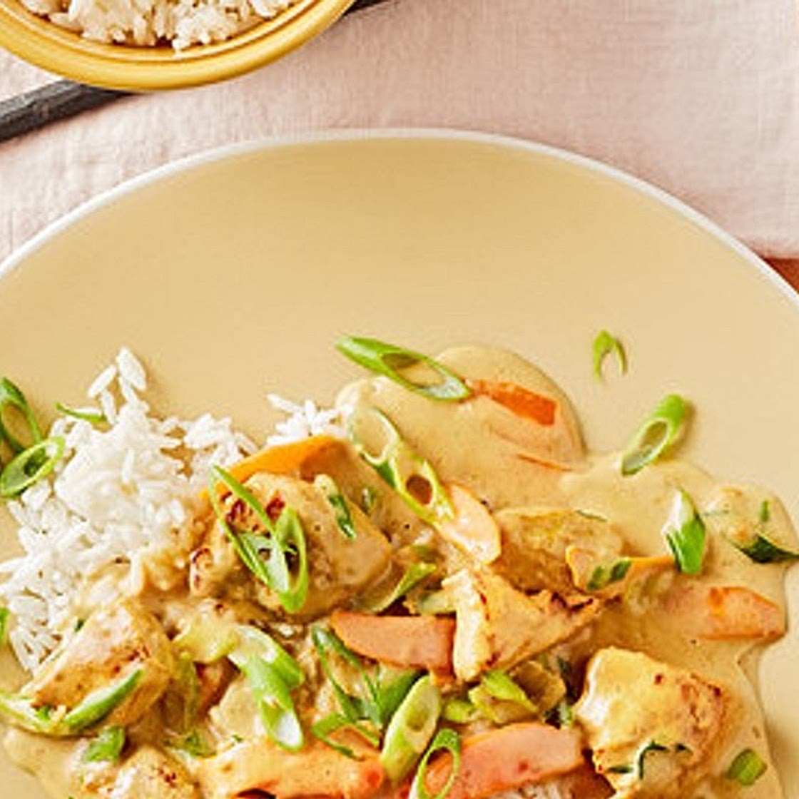 Hähnchenbrust mit Currysahne