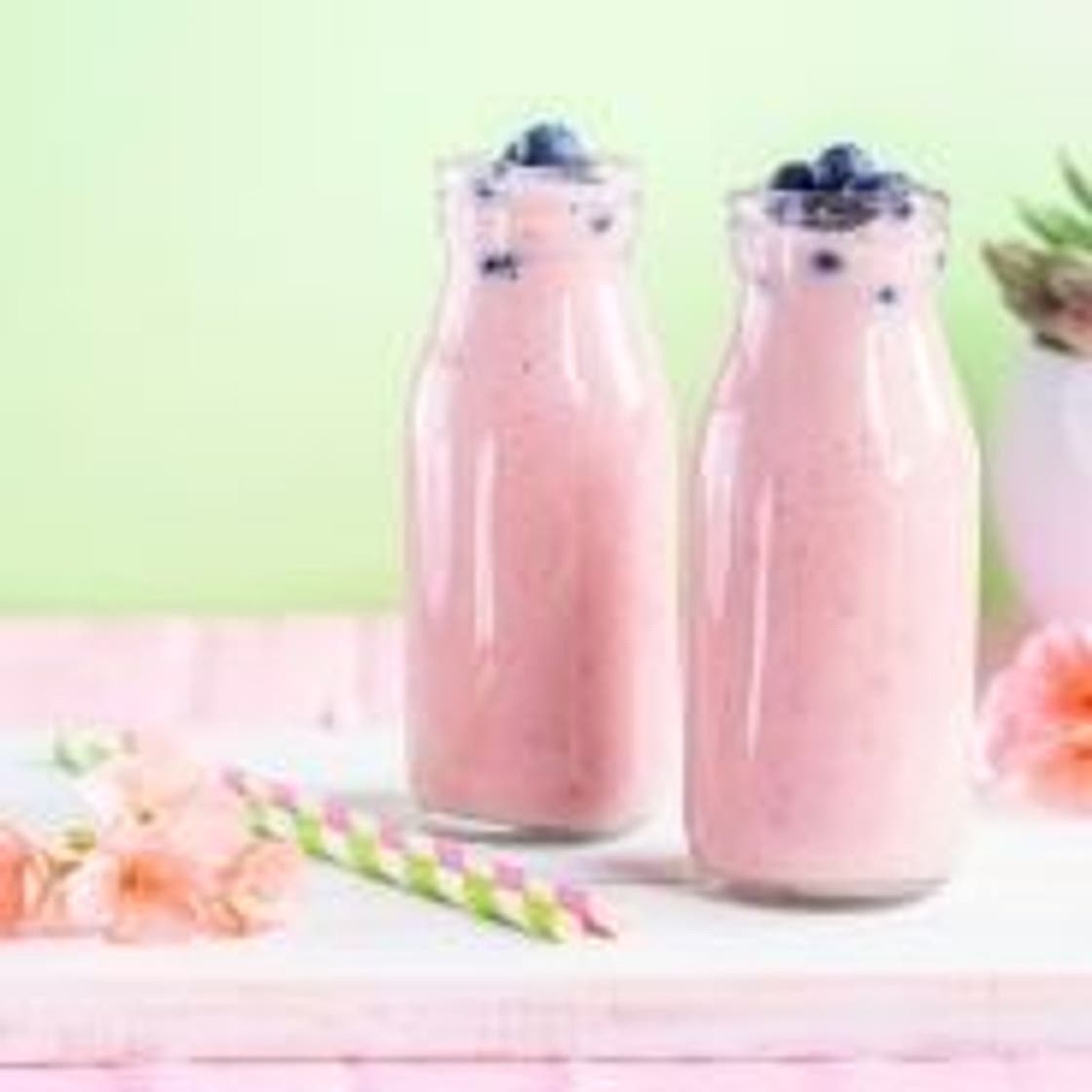 Pink milk