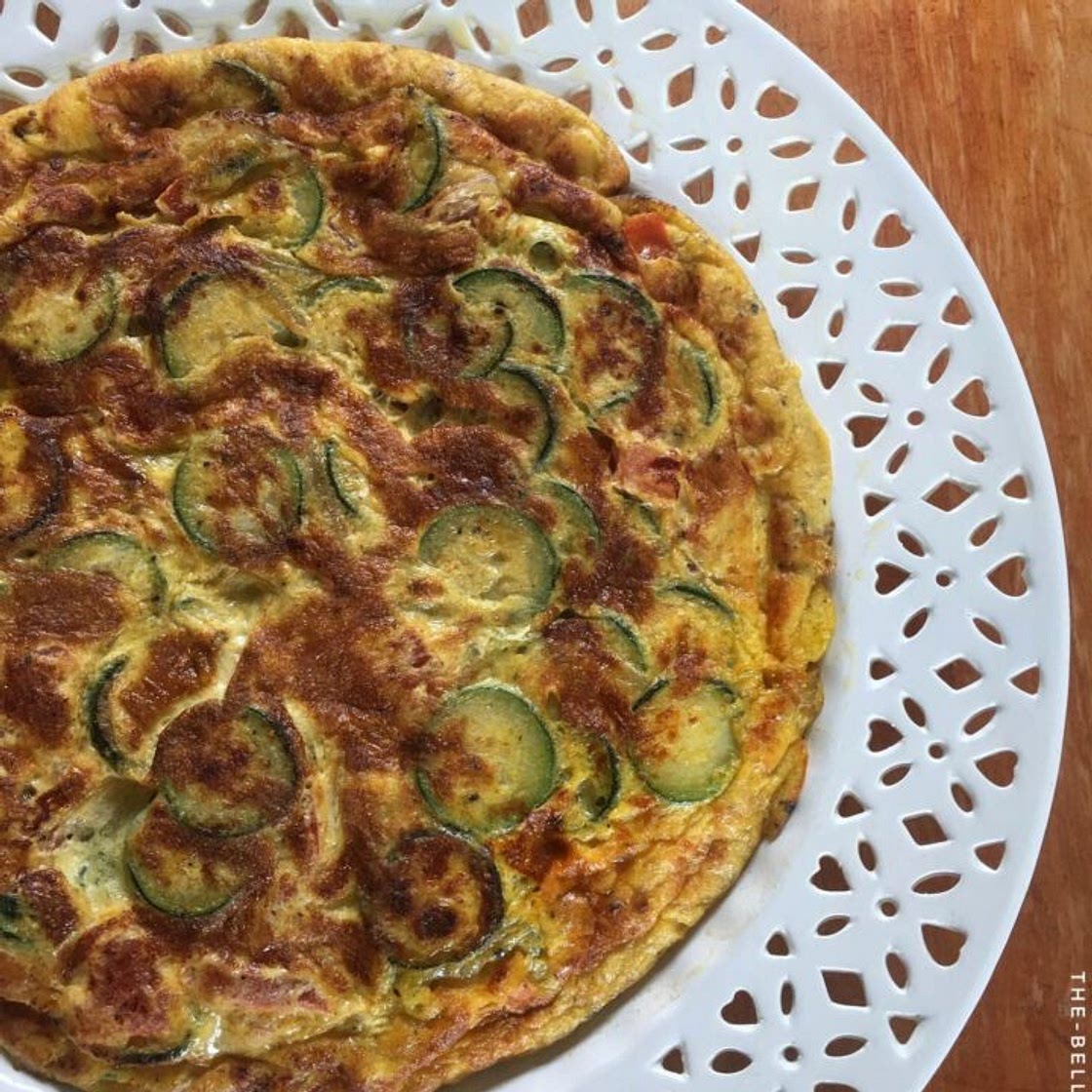 Frittata Recipe With Zucchini And Fresh Tomato
