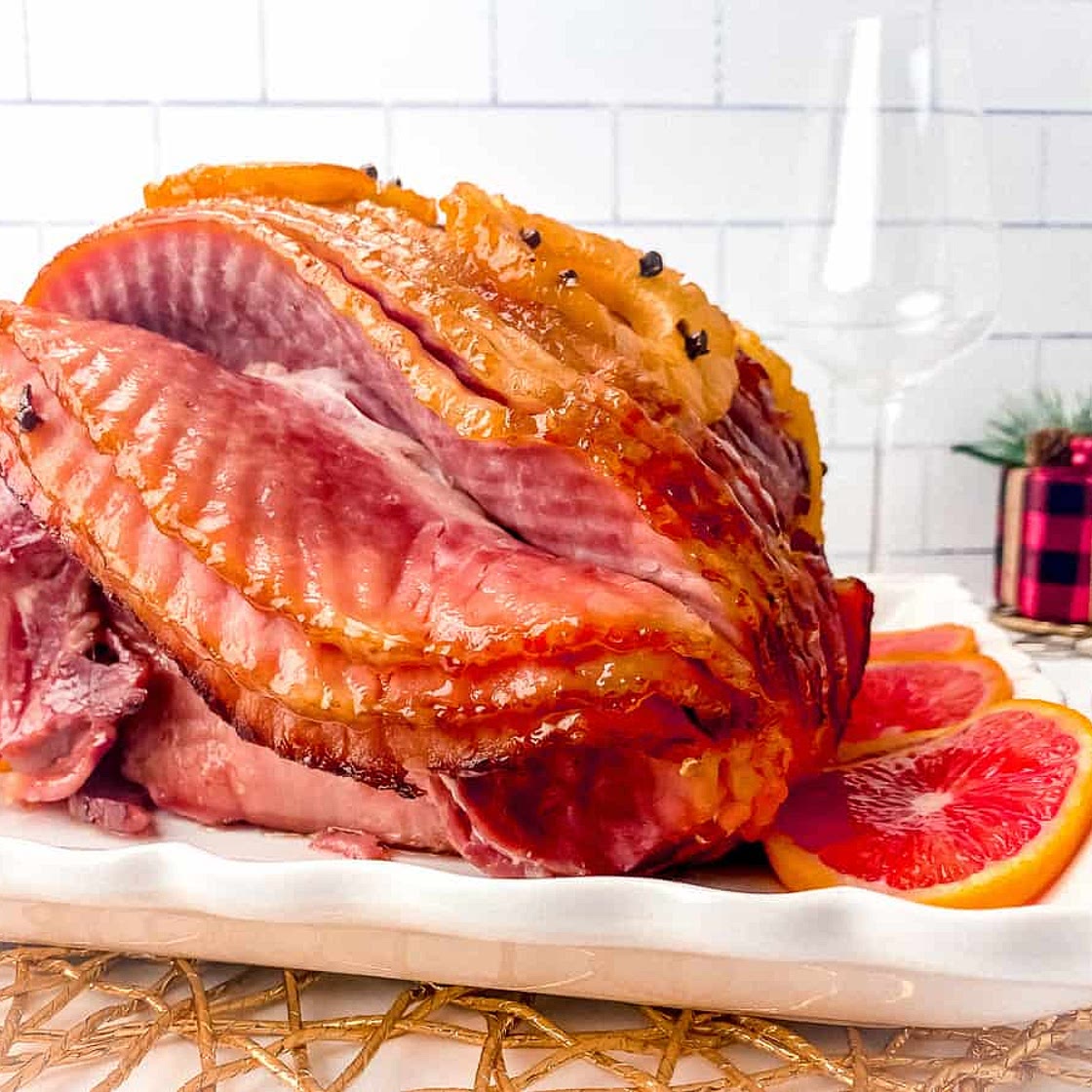 Guava-Pineapple Glazed Ham