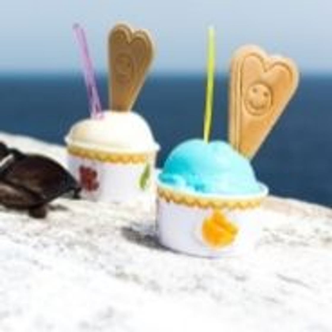 Smurf ice cream