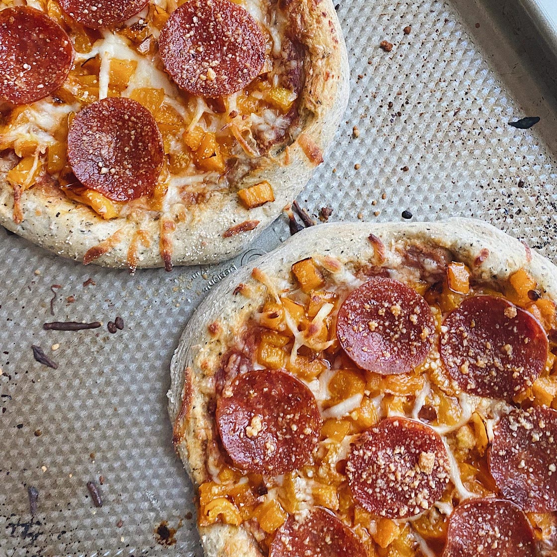 Homemade Pizza with Trader Joe's Pizza Dough