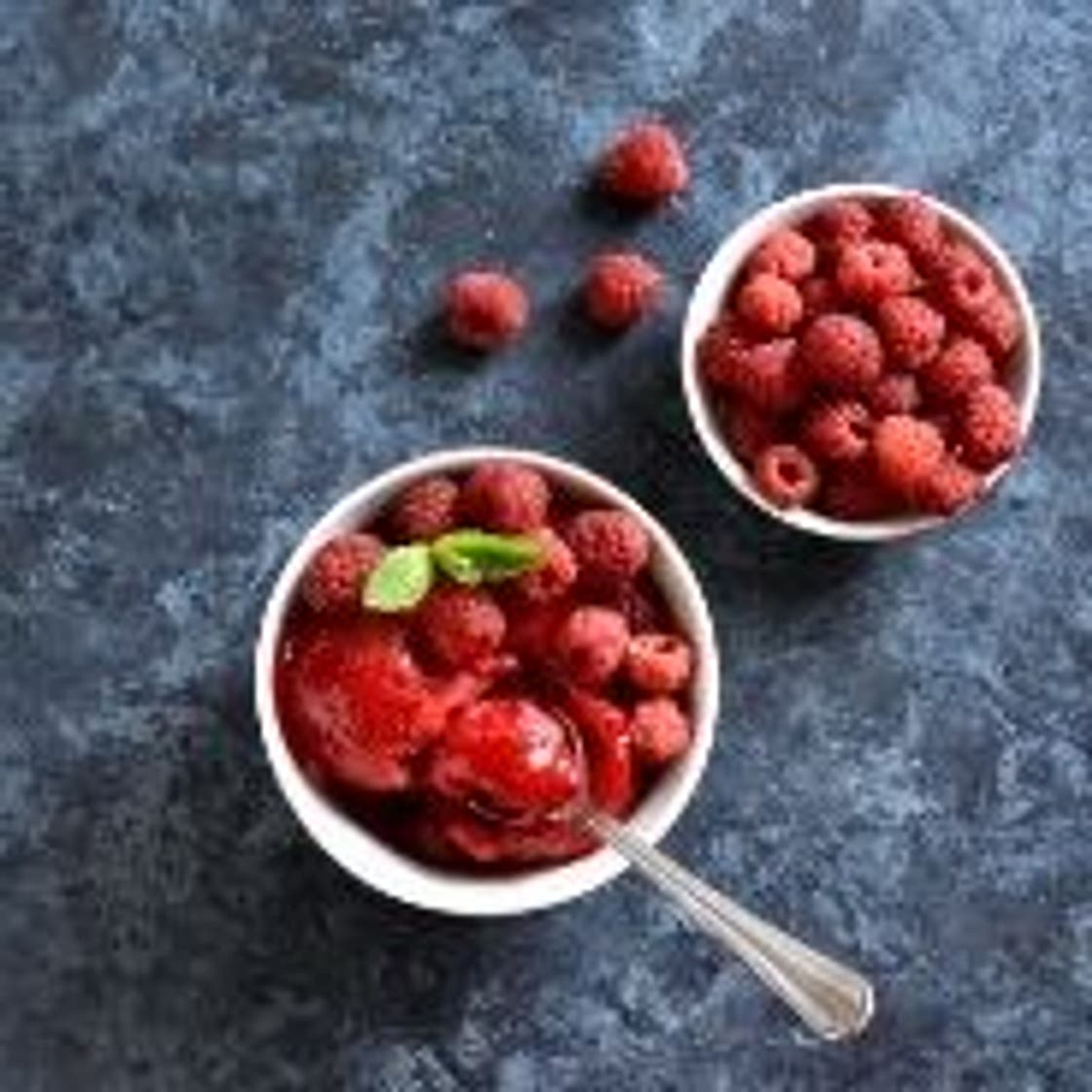 Raspberry sorbet