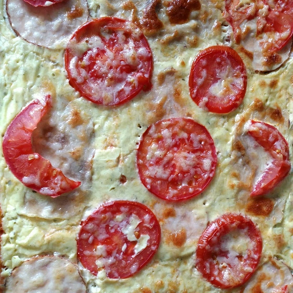Gluten-Free Puff Pastry with Ham & Creme Fraiche